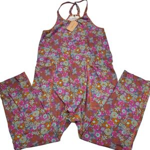 NATURAL LIFE Floral Jumpsuit - Pink, Orange, Yellow